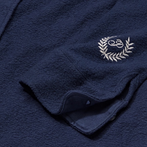 New💙PINK Victoria’s Secret Reverse Fleece Shacket - Picture 4 of 4